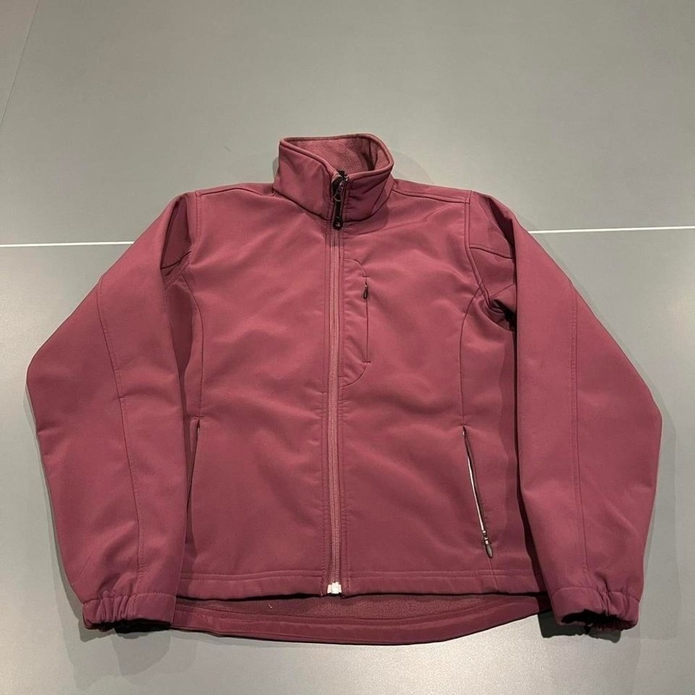 Vintage 2000s Woolrich Softshell Jacket Plum Purple Womens Size M Full Zip